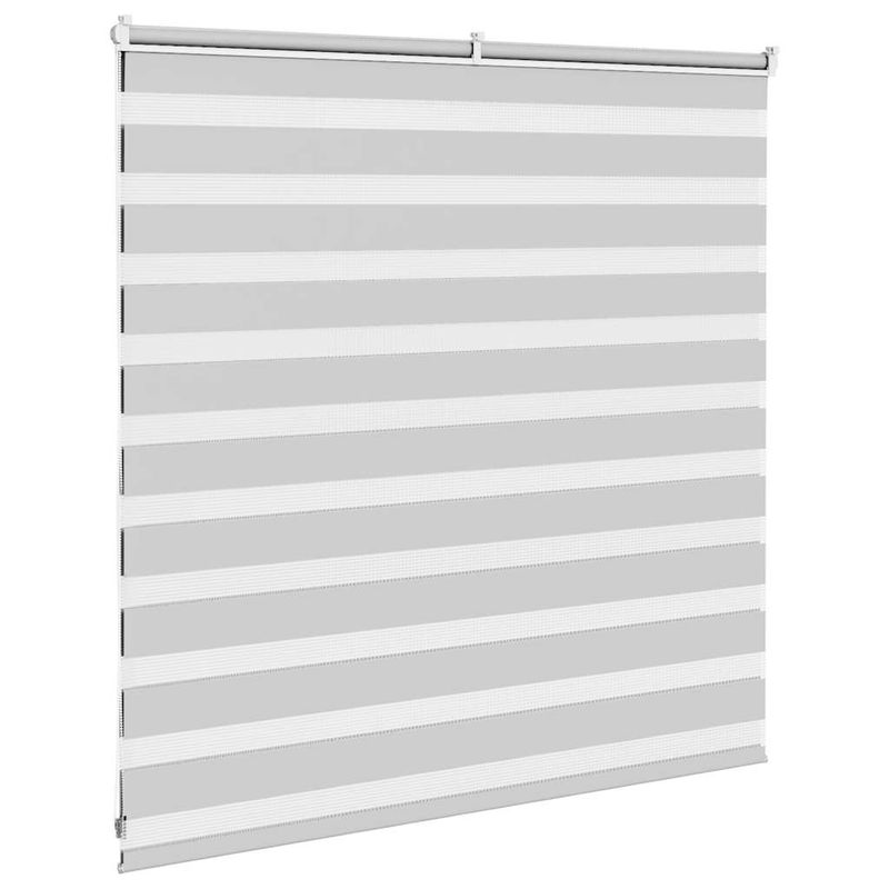 Casa si Gradina - Textile si covoare - Rulouri si jaluzele - Jaluzea tip zebra gri deschis latime tesatura 140,9cm poliester, mărime 145x100 cm - Infinity.ro