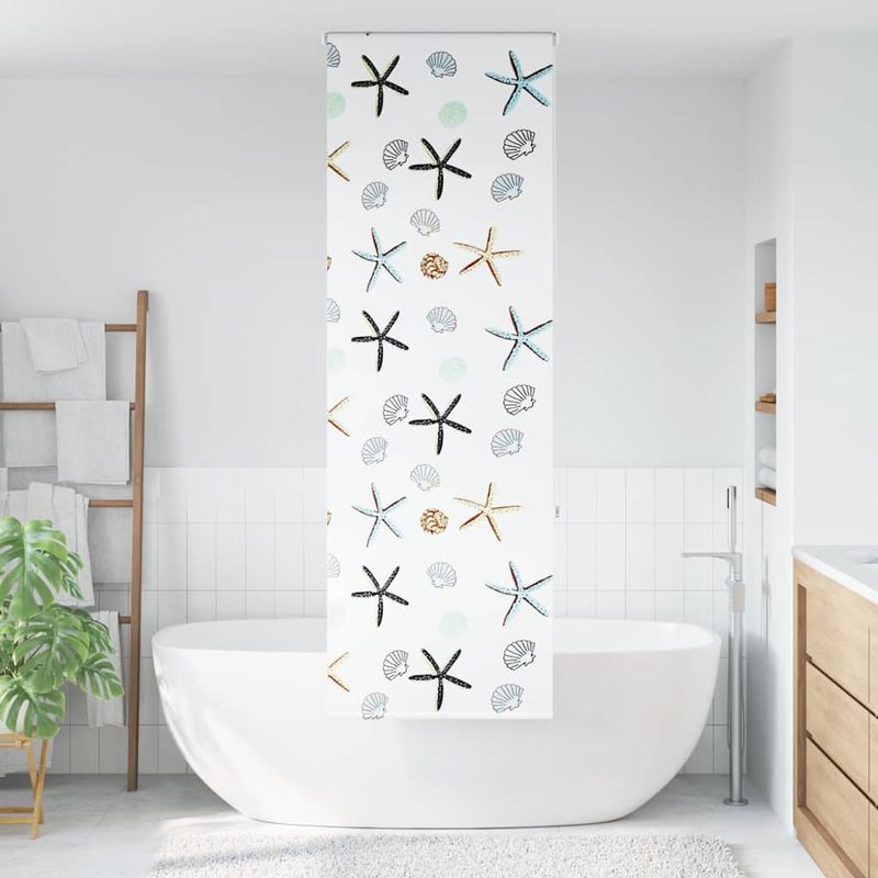 Casa si Gradina - Textile si covoare - Rulouri si jaluzele - Jaluza cu rola de dus 80x240 cm, latime materiala 76 cm, scoică - Infinity.ro