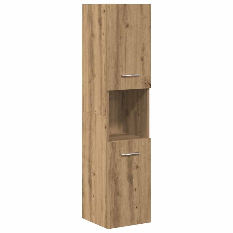Casa si Gradina - Mobilier - Seturi de mobilier - Seturi baie - Set mobilier de baie, 4 piese, stejar artizanal, lemn prelucrat - Infinity.ro