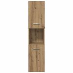 Casa si Gradina - Mobilier - Seturi de mobilier - Seturi baie - Set mobilier de baie, 4 piese, stejar artizanal, lemn prelucrat - Infinity.ro