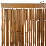 Casa si Gradina - Textile si covoare - Perdele si draperii - Perdele - Perdele usa cu insecte imprimeu palmieri 100x220 cm bambus - Infinity.ro