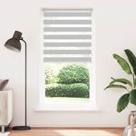 Casa si Gradina - Textile si covoare - Rulouri si jaluzele - Jaluzea tip zebra gri deschis latime tesatura 110,9 m poliester, mărime 115x230 cm - Infinity.ro