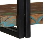 Casa si Gradina - Mobilier - Biblioteci si rafturi - Rafturi - Raft de perete din lemn masiv multicolor recuperat, mărime 90x33x45 cm - Infinity.ro