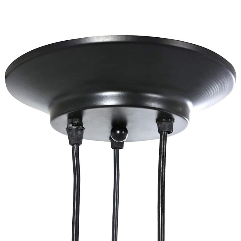 Casa si Gradina - Corpuri si surse de iluminat - Lustre si pendule - Lampa suspendata cu 3 suporturi E27 metal negru - Infinity.ro