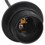 Casa si Gradina - Corpuri si surse de iluminat - Lustre si pendule - Lampa suspendata cu 3 suporturi E27 metal negru - Infinity.ro
