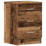 Casa si Gradina - Mobilier - Comode si corpuri - Noptiere - Noptiera din lemn vechi 38x35x55 cm lemn prelucrat - Infinity.ro