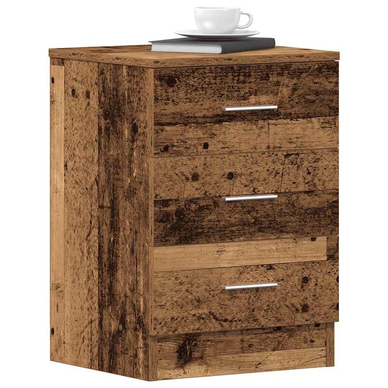 Casa si Gradina - Mobilier - Comode si corpuri - Noptiere - Noptiera din lemn vechi 38x35x55 cm lemn prelucrat - Infinity.ro