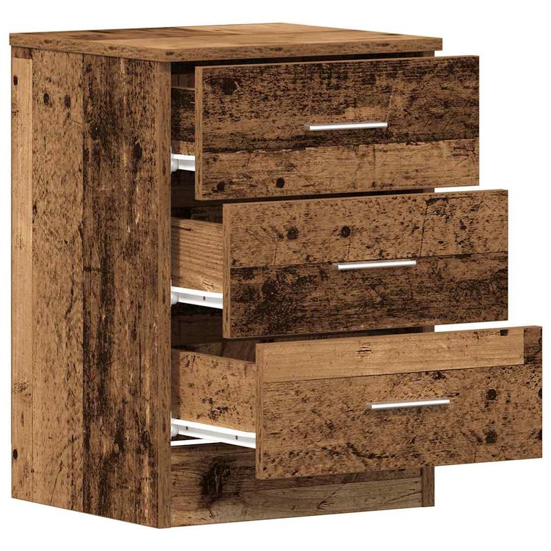 Casa si Gradina - Mobilier - Comode si corpuri - Noptiere - Noptiera din lemn vechi 38x35x55 cm lemn prelucrat - Infinity.ro