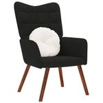 Casa si Gradina - Mobilier - Scaune si fotolii - Fotolii - Fotoliu de relaxare, negru, catifea - Infinity.ro