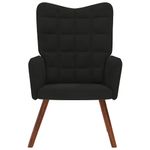 Casa si Gradina - Mobilier - Scaune si fotolii - Fotolii - Fotoliu de relaxare, negru, catifea - Infinity.ro
