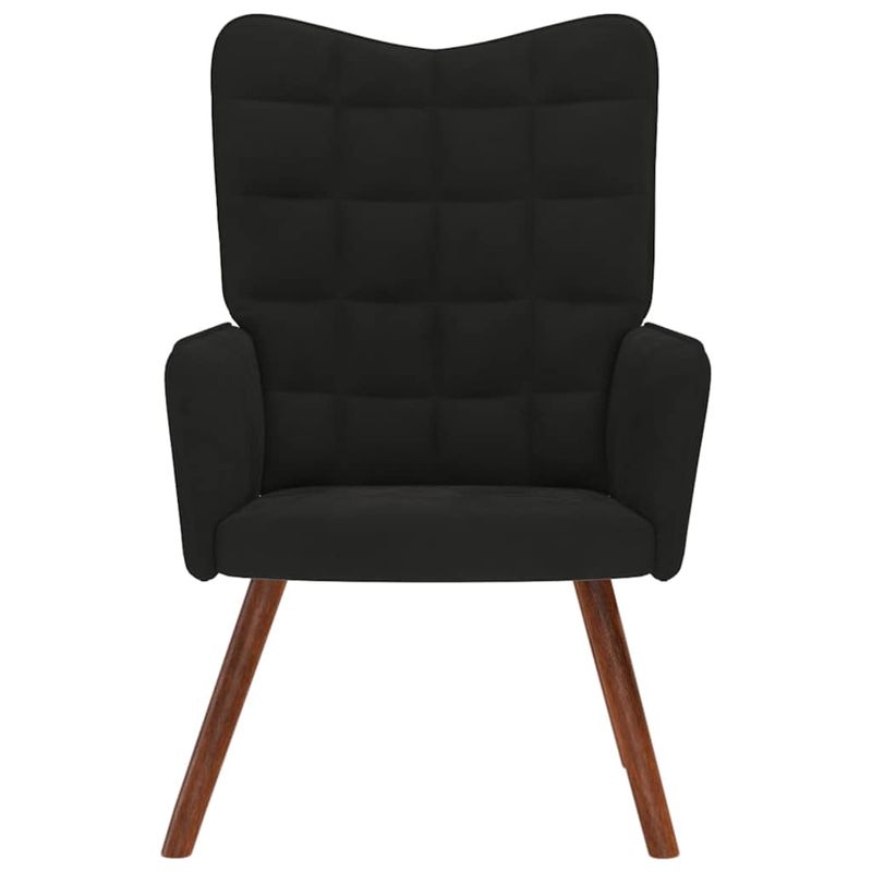 Casa si Gradina - Mobilier - Scaune si fotolii - Fotolii - Fotoliu de relaxare, negru, catifea - Infinity.ro