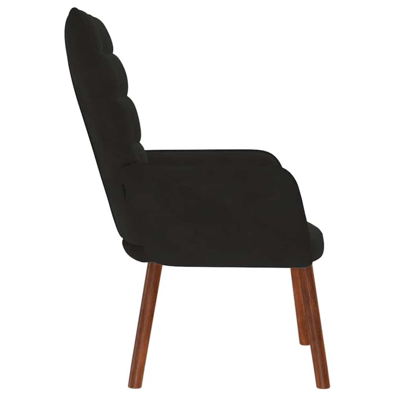 Casa si Gradina - Mobilier - Scaune si fotolii - Fotolii - Fotoliu de relaxare, negru, catifea - Infinity.ro