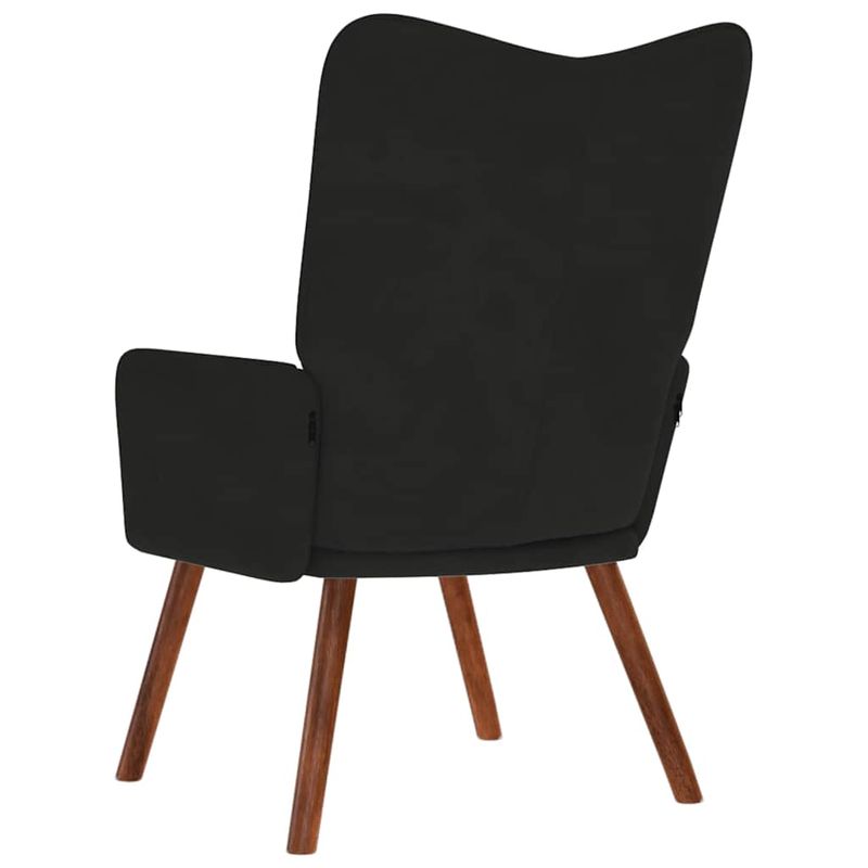 Casa si Gradina - Mobilier - Scaune si fotolii - Fotolii - Fotoliu de relaxare, negru, catifea - Infinity.ro