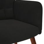 Casa si Gradina - Mobilier - Scaune si fotolii - Fotolii - Fotoliu de relaxare, negru, catifea - Infinity.ro