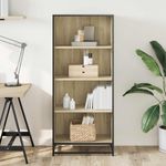 Casa si Gradina - Mobilier - Biblioteci si rafturi - Biblioteci - Biblioteca, stejar sonoma, 60x35x139 cm, lemn prelucrat - Infinity.ro