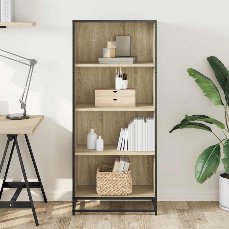 Casa si Gradina - Mobilier - Biblioteci si rafturi - Biblioteci - Biblioteca, stejar sonoma, 60x35x139 cm, lemn prelucrat - Infinity.ro