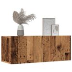 Casa si Gradina - Mobilier - Comode si corpuri - Comode - Comoda TV de perete, 2 buc. lemn vechi, 80x30x30 cm - Infinity.ro