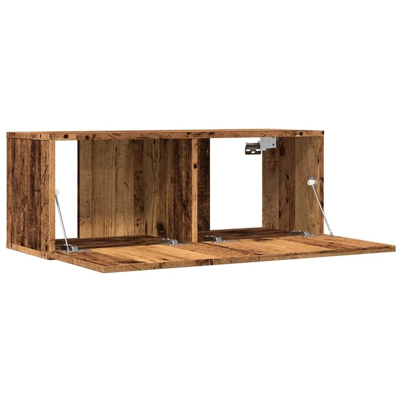 Casa si Gradina - Mobilier - Comode si corpuri - Comode - Comoda TV de perete, 2 buc. lemn vechi, 80x30x30 cm - Infinity.ro