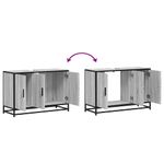 Casa si Gradina - Mobilier - Mobilier baie - Comode baie - Dulap pentru chiuveta de baie gri Sonoma 90x33x60 cm lemn - Infinity.ro