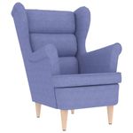 Casa si Gradina - Mobilier - Scaune si fotolii - Fotolii - Fotoliu, albastru jeans, 74x84x100 cm, textil - Infinity.ro