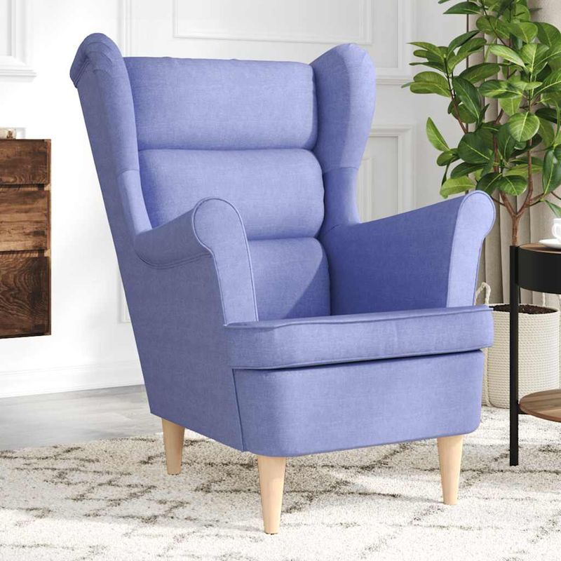 Casa si Gradina - Mobilier - Scaune si fotolii - Fotolii - Fotoliu, albastru jeans, 74x84x100 cm, textil - Infinity.ro