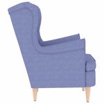 Casa si Gradina - Mobilier - Scaune si fotolii - Fotolii - Fotoliu, albastru jeans, 74x84x100 cm, textil - Infinity.ro