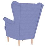 Casa si Gradina - Mobilier - Scaune si fotolii - Fotolii - Fotoliu, albastru jeans, 74x84x100 cm, textil - Infinity.ro