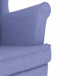 Casa si Gradina - Mobilier - Scaune si fotolii - Fotolii - Fotoliu, albastru jeans, 74x84x100 cm, textil - Infinity.ro