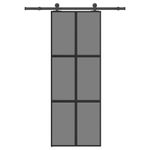 Casa si Gradina - Constructii - Usi interior, exterior si garaj - Usi interior - Usa glisanta cu set de feronerie sticla temperata si aluminiu - Infinity.ro