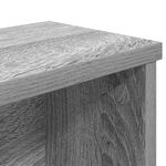 Casa si Gradina - Bucatarie si vesela - Organizare si depozitare bucatarie - Suporturi tacamuri si vase - Suport de bucatarie stivuibil, gri Sonoma, lemn prelucrat, mărime 50x15x16 cm - Infinity.ro