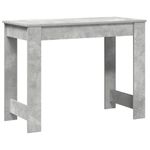 Casa si Gradina - Mobilier - Mese si birouri - Birouri - Birou, gri beton,100x45x75 cm, lemn compozit - Infinity.ro