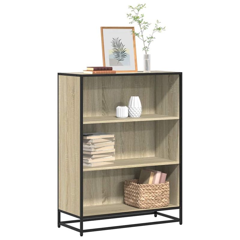 Casa si Gradina - Mobilier - Biblioteci si rafturi - Biblioteci - Biblioteca, stejar Sonoma, 80,5x35x107,5 cm, lemn prelucrat - Infinity.ro