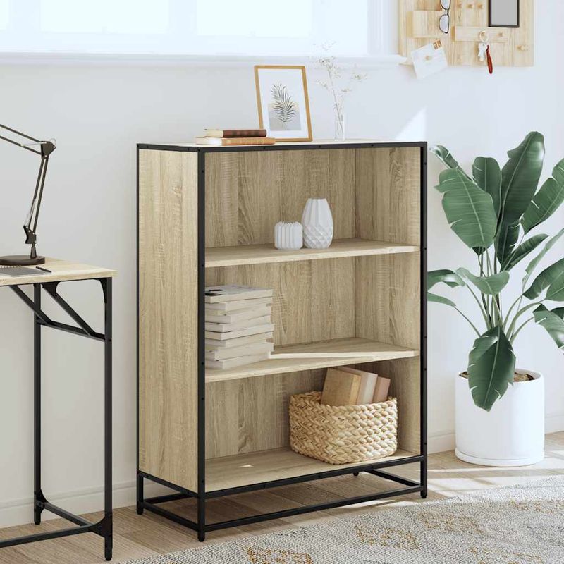 Casa si Gradina - Mobilier - Biblioteci si rafturi - Biblioteci - Biblioteca, stejar Sonoma, 80,5x35x107,5 cm, lemn prelucrat - Infinity.ro