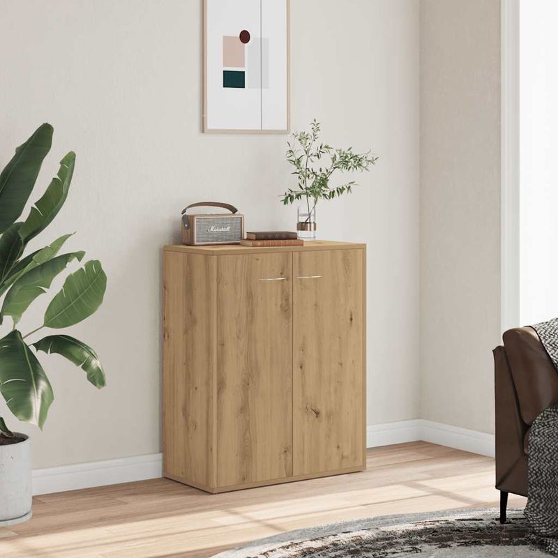 Casa si Gradina - Mobilier - Comode si corpuri - Comode - Dulap, stejar artizanal, 60x30x75 cm, lemn prelucrat - Infinity.ro