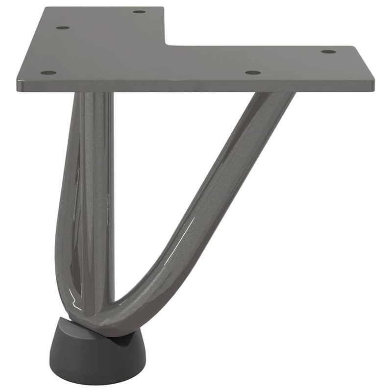Casa si Gradina - Mobilier - Feronerie si accesorii mobila - Picioare de masa in ac de par 4 buc Otel natural Otel solid, model 3 rods, mărime 10 cm - Infinity.ro