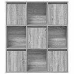 Casa si Gradina - Mobilier - Biblioteci si rafturi - Biblioteci - Biblioteca, gri sonoma, 89x24x101,5 cm, lemn prelucrat - Infinity.ro