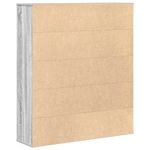 Casa si Gradina - Mobilier - Biblioteci si rafturi - Biblioteci - Biblioteca, gri sonoma, 89x24x101,5 cm, lemn prelucrat - Infinity.ro