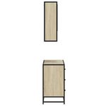 Casa si Gradina - Mobilier - Seturi de mobilier - Seturi baie - Set mobilier de baie, 2 piese, stejar sonoma, lemn prelucrat - Infinity.ro