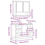 Casa si Gradina - Mobilier - Seturi de mobilier - Seturi baie - Set mobilier de baie, 2 piese, stejar sonoma, lemn prelucrat - Infinity.ro