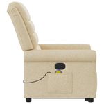 Ingrijire personala si Cosmetice - Sanatate si wellness - Articole wellness - Fotolii de masaj - Fotoliu electric de masaj rabatabil cu ridicare, crem, textil - Infinity.ro