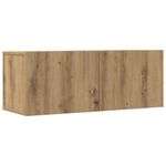 Casa si Gradina - Mobilier - Seturi de mobilier - Seturi living - Set dulap TV 5 piese Stejar Artisan montat pe perete - Infinity.ro