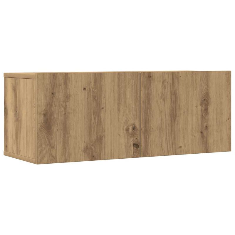 Casa si Gradina - Mobilier - Seturi de mobilier - Seturi living - Set dulap TV 5 piese Stejar Artisan montat pe perete - Infinity.ro