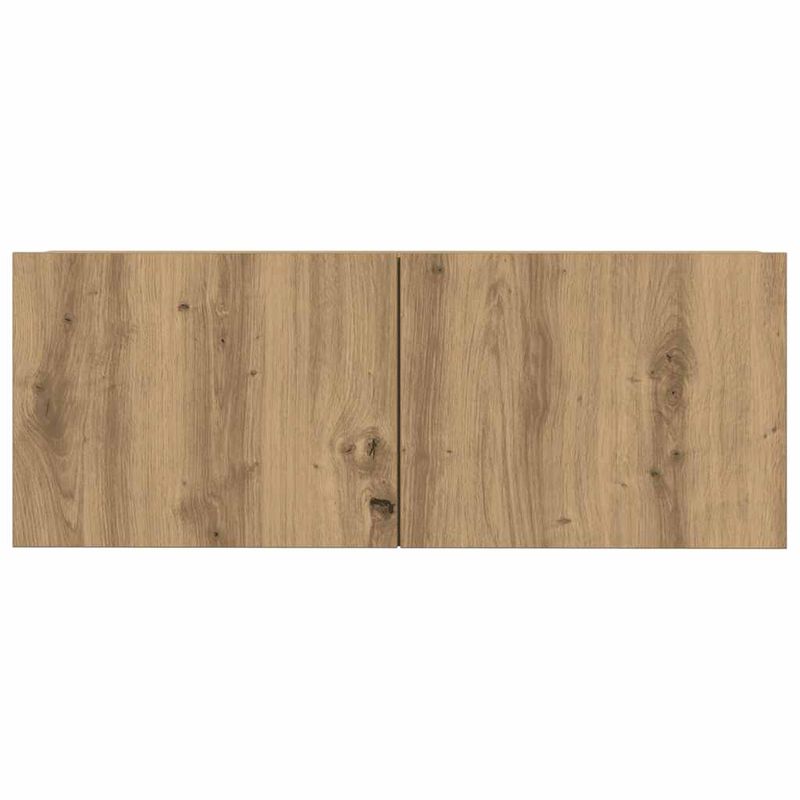 Casa si Gradina - Mobilier - Seturi de mobilier - Seturi living - Set dulap TV 5 piese Stejar Artisan montat pe perete - Infinity.ro