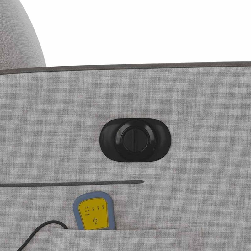 Ingrijire personala si Cosmetice - Sanatate si wellness - Articole wellness - Fotolii de masaj - Fotoliu reclinabil electric pentru masaj Cloud Grey Fabric - Infinity.ro