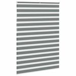 Casa si Gradina - Textile si covoare - Rulouri si jaluzele - Jaluzea tip zebra gri inchis latime tesatura 155,9 cm poliester, mărime 160x230 cm - Infinity.ro