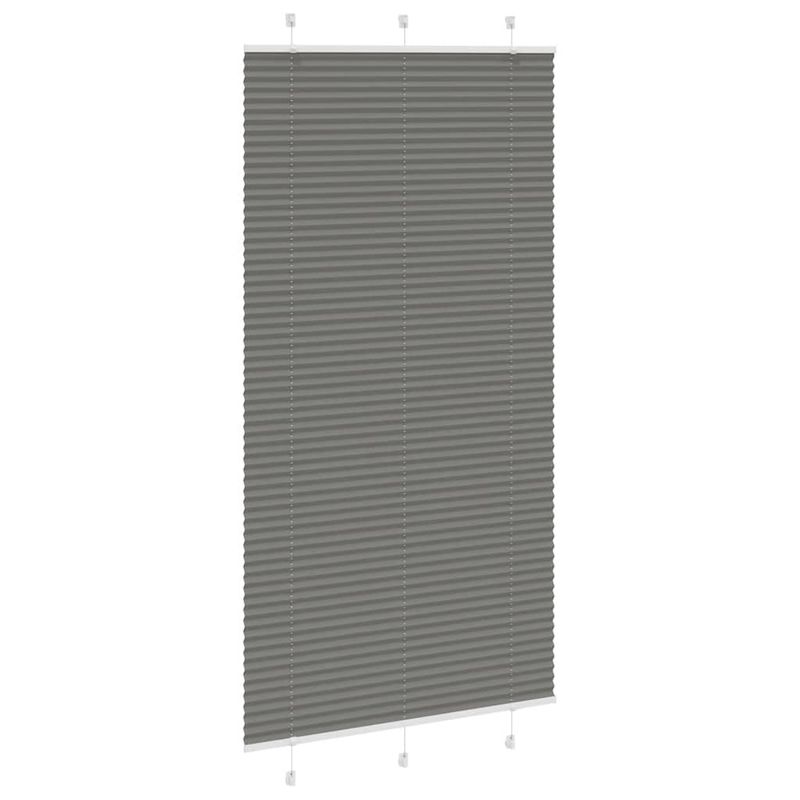 Casa si Gradina - Textile si covoare - Rulouri si jaluzele - Jaluza plisata Antracit 110x200 cm Latime tesatura 109,4 cm - Infinity.ro