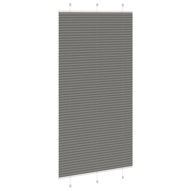 Casa si Gradina - Textile si covoare - Rulouri si jaluzele - Jaluza plisata Antracit 110x200 cm Latime tesatura 109,4 cm - Infinity.ro