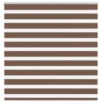 Casa si Gradina - Textile si covoare - Rulouri si jaluzele - Jaluzea tip zebra maro latime tesatura 145,9 cm poliester, mărime 150x150 cm - Infinity.ro
