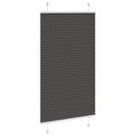 Casa si Gradina - Textile si covoare - Rulouri si jaluzele - Jaluza plisata negru 80x150 cm Latime tesatura 79,4cm poliester - Infinity.ro