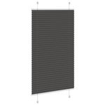 Casa si Gradina - Textile si covoare - Rulouri si jaluzele - Jaluza plisata negru 80x150 cm Latime tesatura 79,4cm poliester - Infinity.ro